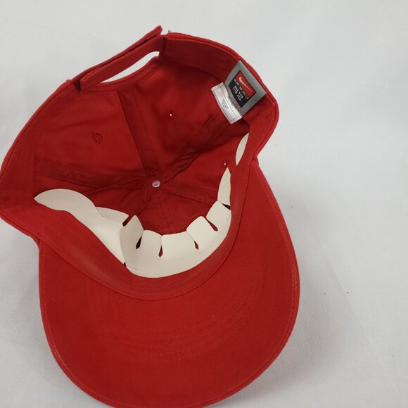 Nike UNLV Red Ball Cap Rebels Las Vegas Hat OS Embroidered UNLV Front - Picture 4 of 10